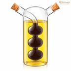 Wilmax Öl- und Essigflasche 300/60 ml Transparent aus Glas