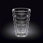 Wilmax Doppelwandiger Thermobecher 400 ml 2er-Set Transparent