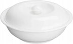 Wilmax Suppenterrine mit Deckel 1700 ml 26 cm Weiß aus Porzellan