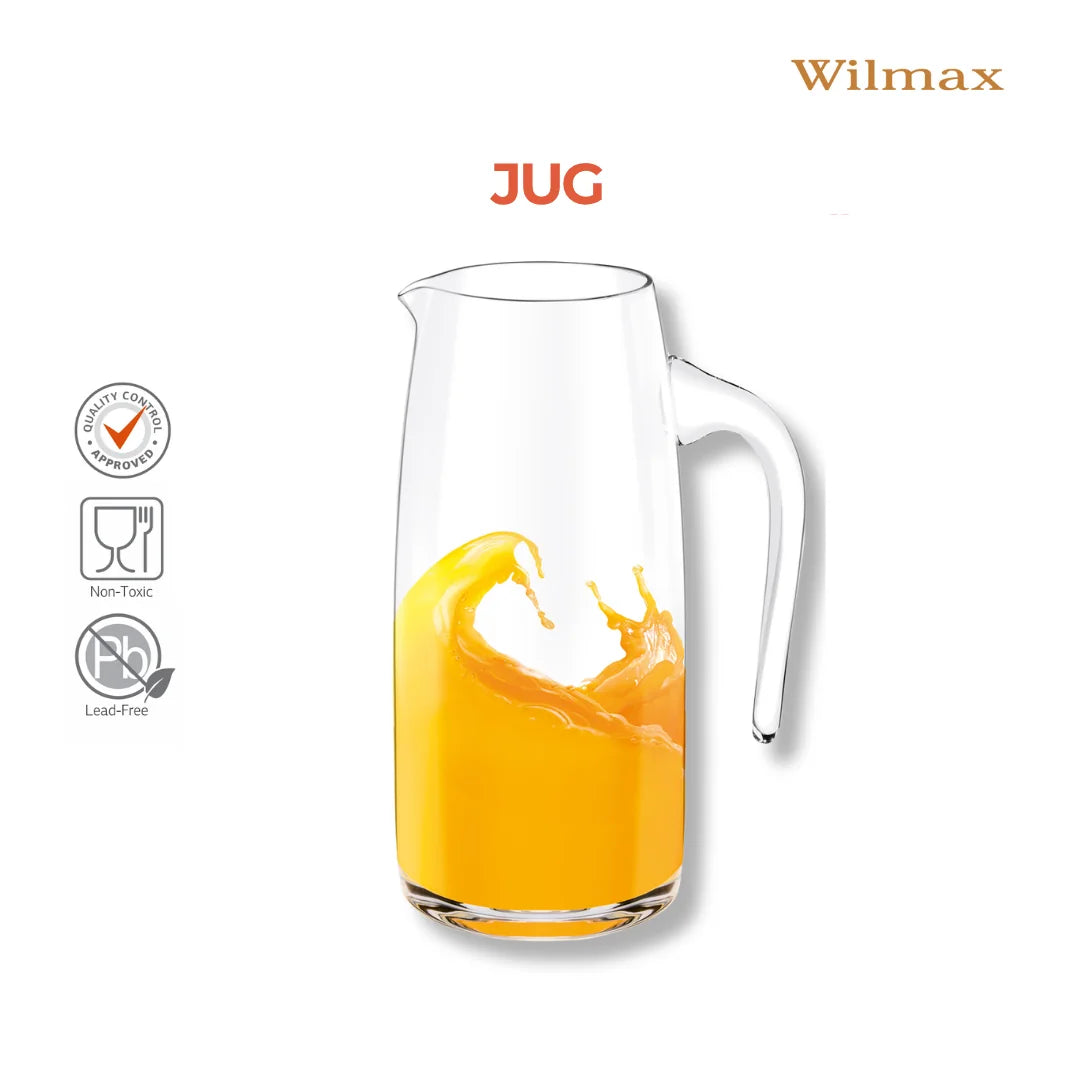 Wilmax Krug 1000 ml Transparent aus Wilmax Crystalline-Serie