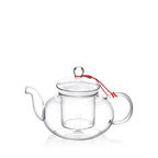 Wilmax Teekanne 620 ml mit Glasfilter Transparent aus Thermoglas