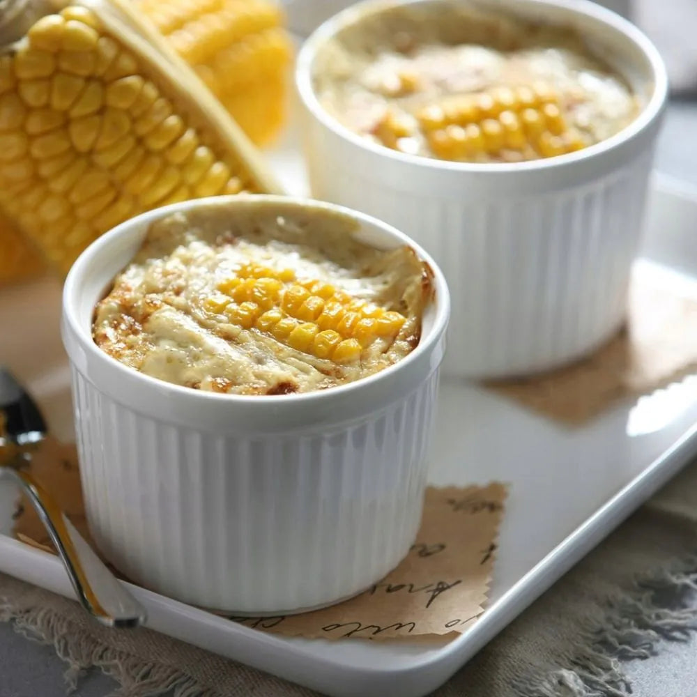Wilmax Ramekin Ø 8,5 cm 260 ml Weiß aus Porzellan