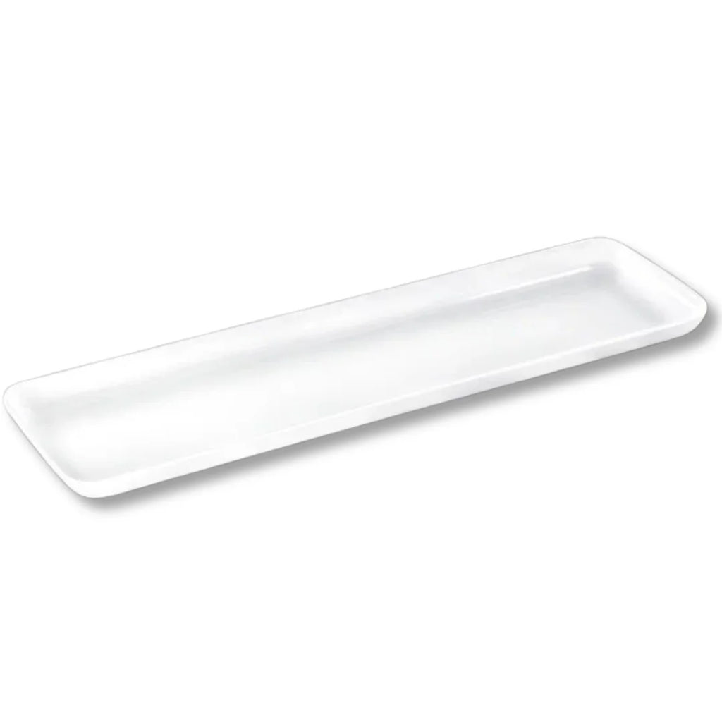 Wilmax Servierplatte 39 × 13 cm Weiß aus Porzellan
