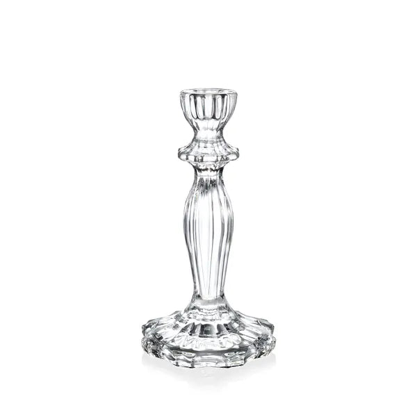 Wilmax Kerzenhalter 20 × 10 cm Transparent aus Glas