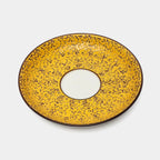 Wilmax Untertasse 11 cm Gelb aus Porzellan
