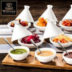 Wilmax Mini-Tagine 10 x 9.5 cm aus Porzellan, Weiß WL-992726/A