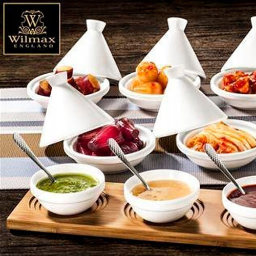 Wilmax Mini-Tagine 10 x 9.5 cm aus Porzellan, Weiß WL-992726/A