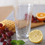 Wilmax Gehämmertes Glas 450 ml Transparent aus Borosilikatglas