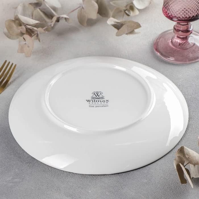 Wilmax Teller 23 cm 3er-Set Grün aus Porzellan