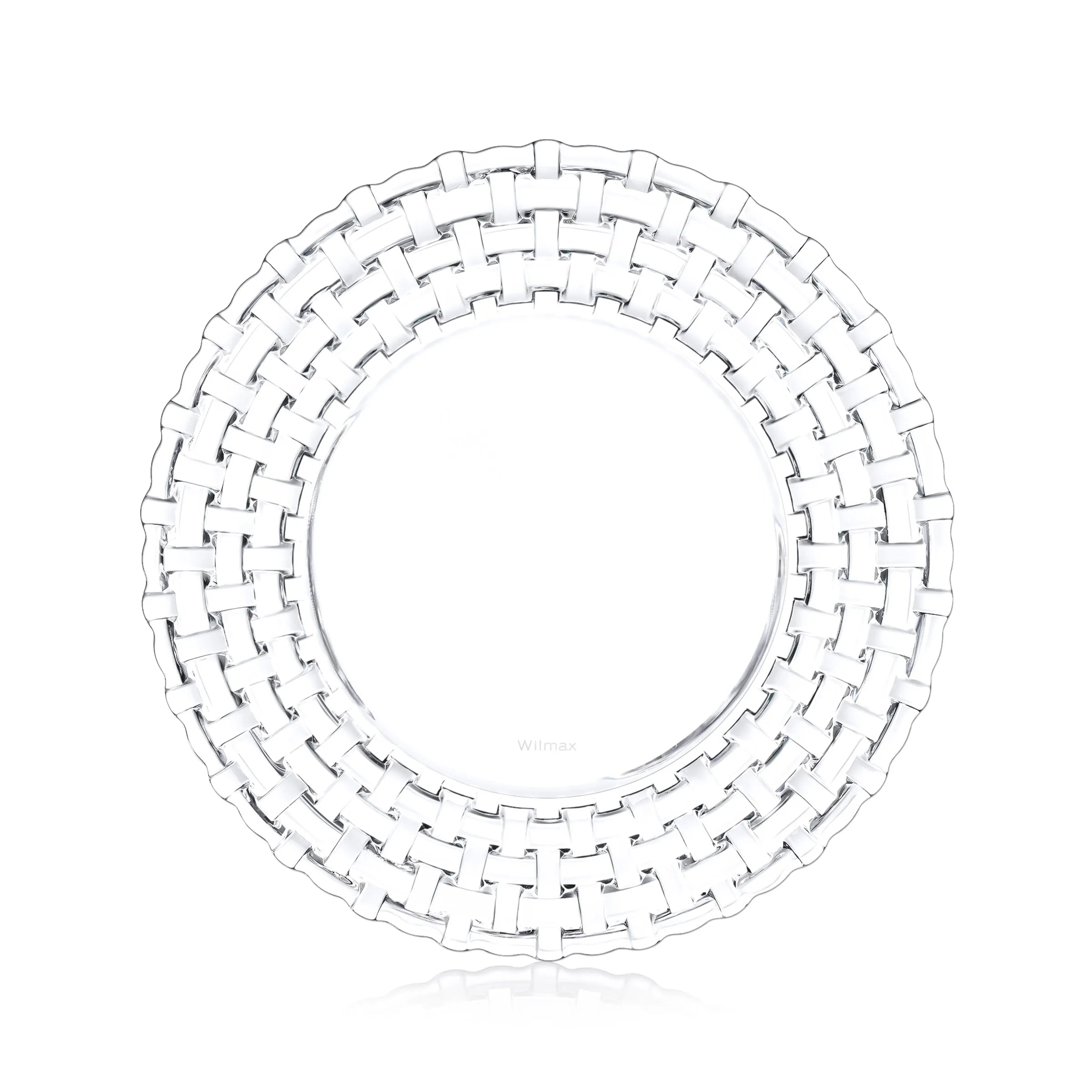 Wilmax Platzteller Ø 33 cm Transparent aus Glas