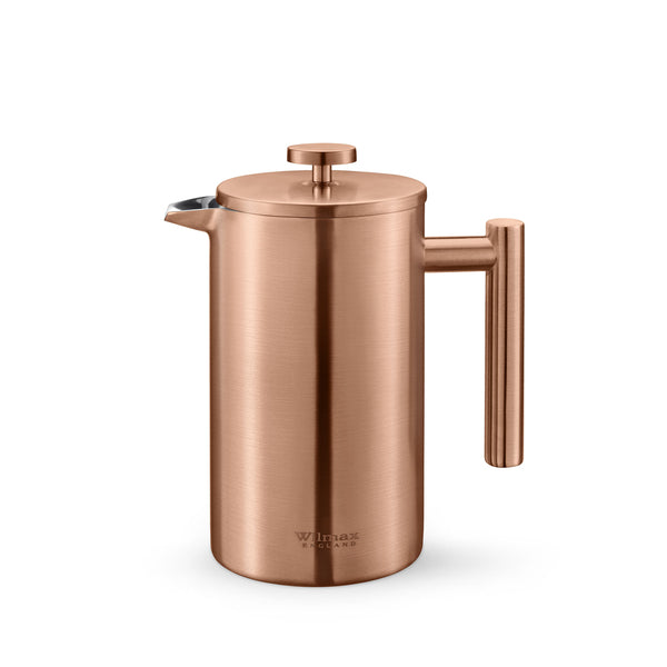 Wilmax French Press 1000 ml aus Edelstahl