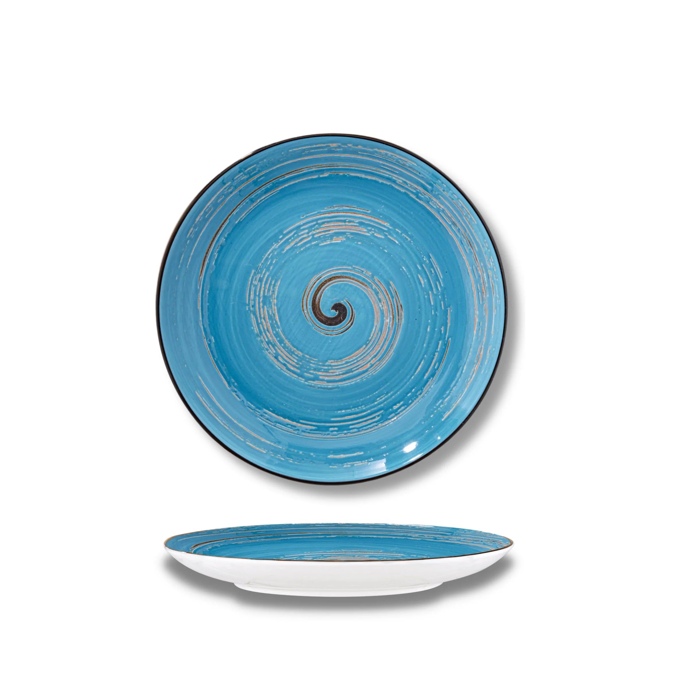 Wilmax Teller 20 cm Blau aus Porzellan
