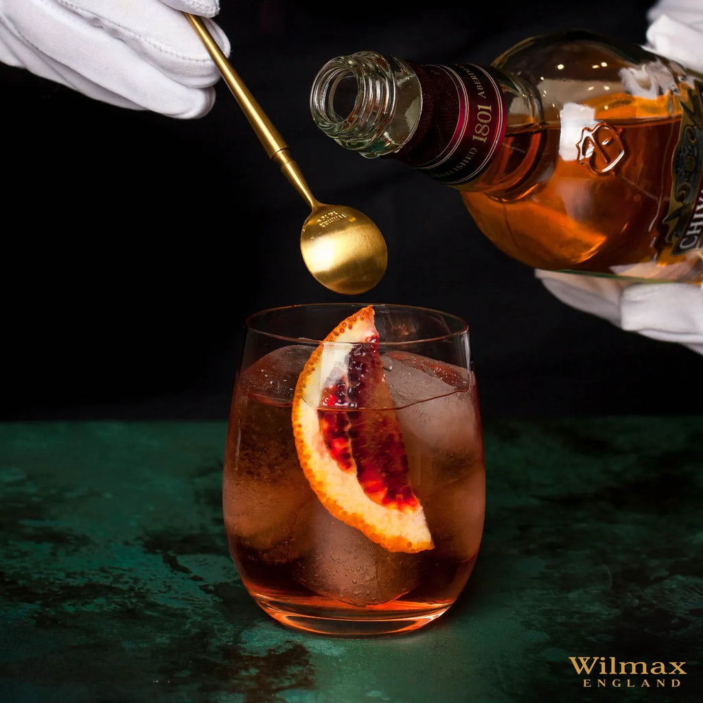 Wilmax Whiskyglas 370 ml 6er-Set Transparent aus Wilmax Crystalline-Serie
