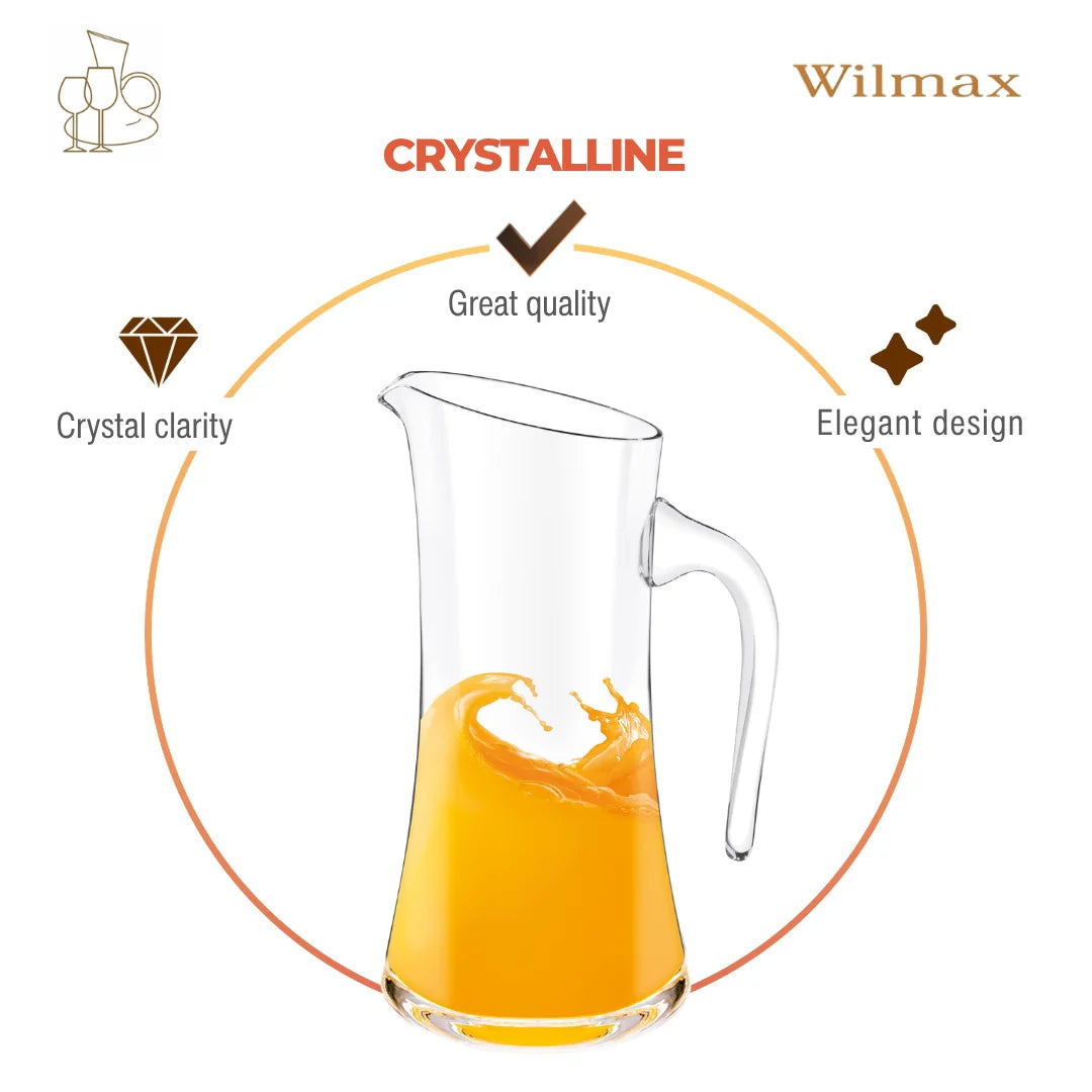 Wilmax Krug 1500 ml Transparent aus Wilmax Crystalline-Serie