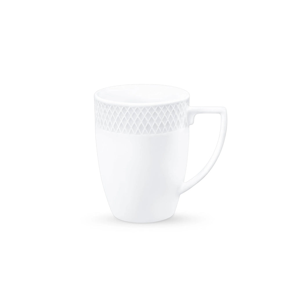 Becher 450 ml Weiß aus Porzellan