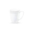 Becher 450 ml Weiß aus Porzellan