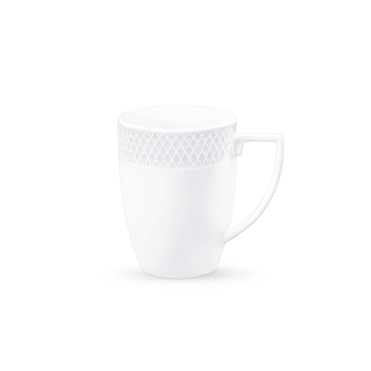 Becher 450 ml Weiß aus Porzellan