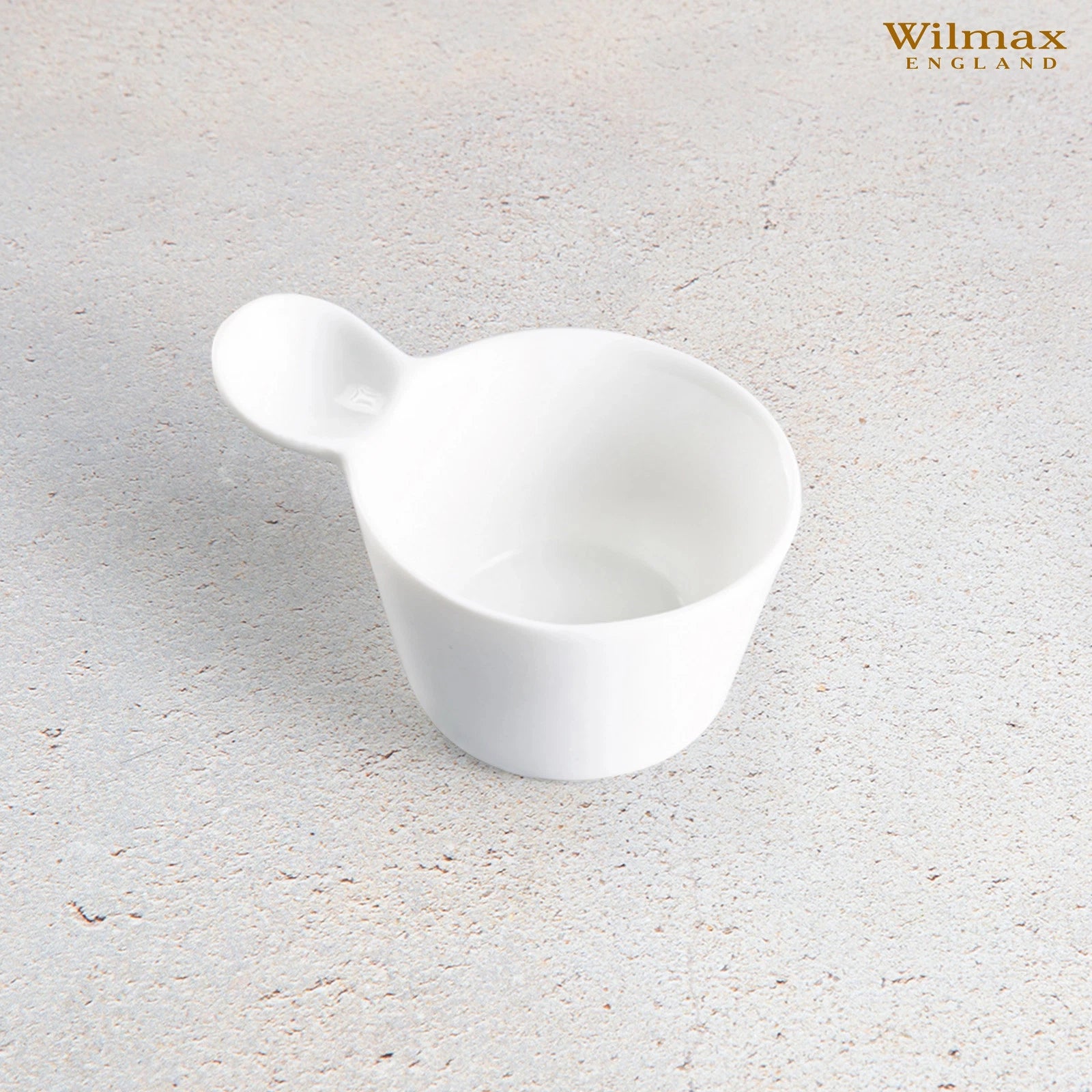 Wilmax Snack- und Dessertschale 100 ml Weiß aus Porzellan