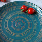 Wilmax Teller 20,5 cm Grün aus Porzellan