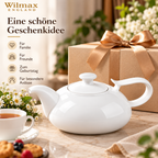 Wilmax Teekanne 2250 ml Weiß Porzellan WL-994042/A