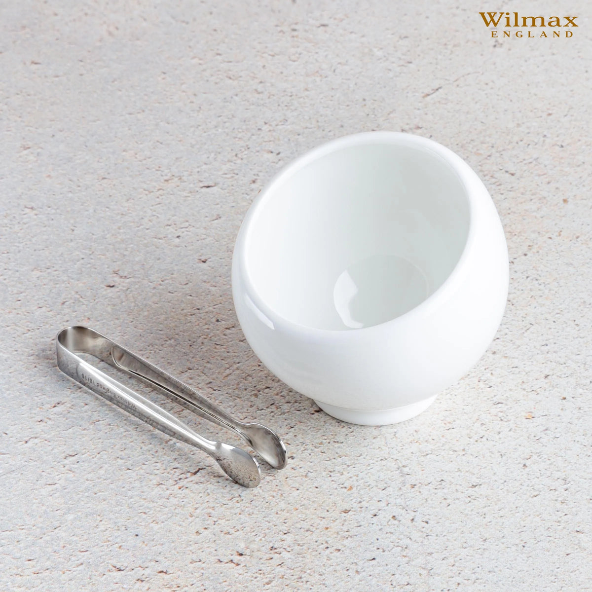 Wilmax Zuckerzange 10,5 cm Silber aus Edelstahl