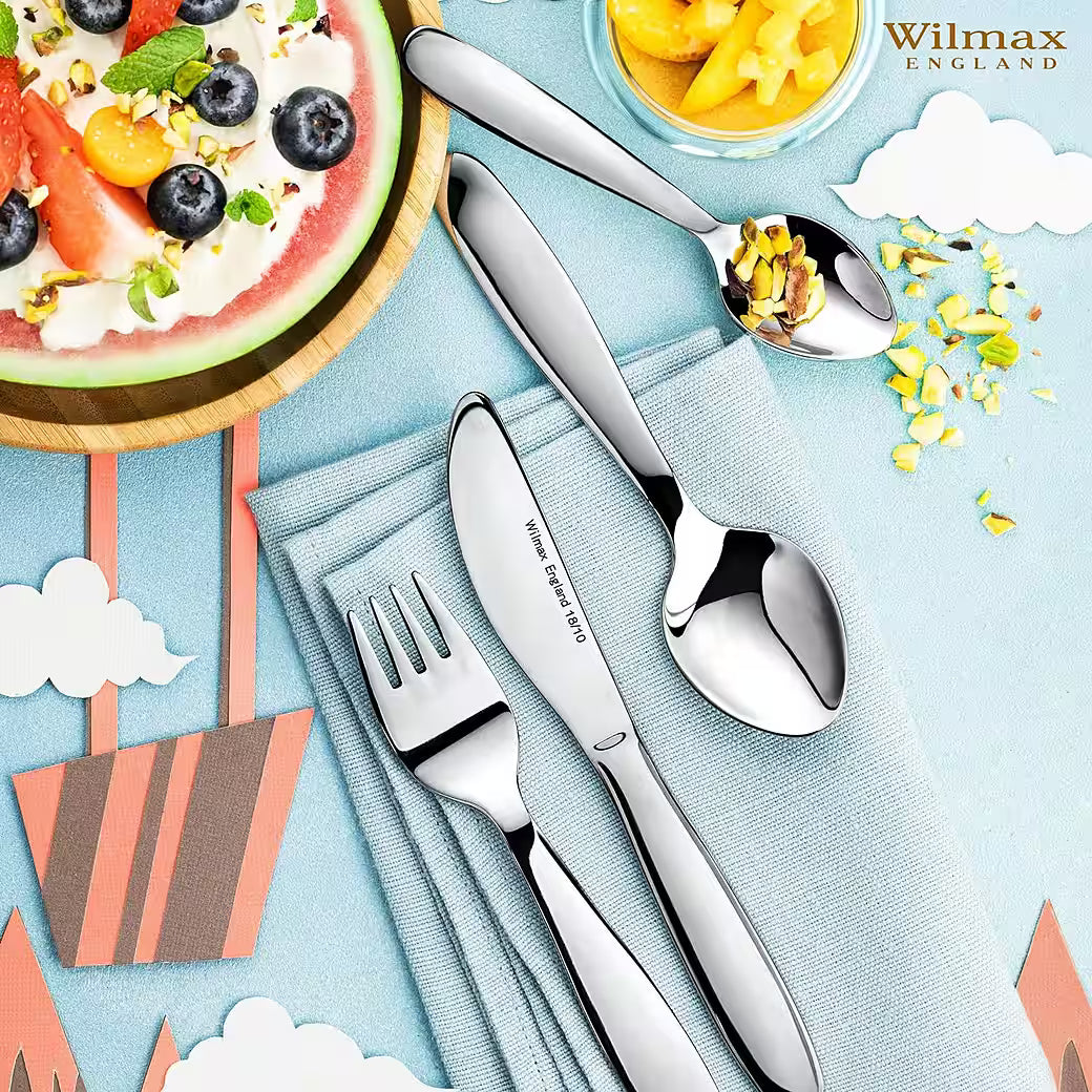 Wilmax Kinderbesteck Set 4-teilig Edelstahl WL-999901/4G