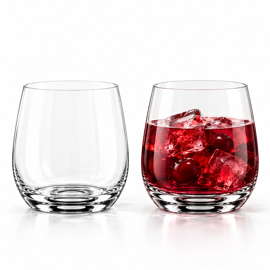 Wilmax Whiskyglas 400 ml 2er-Set Transparent aus Wilmax Crystalline-Serie