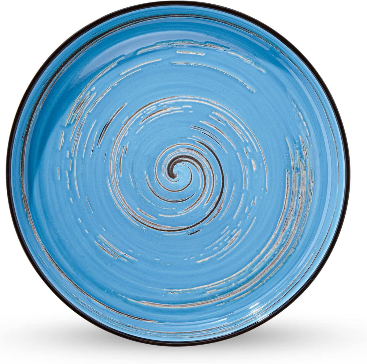 Wilmax Teller 23 cm 2er-Set Blau aus Porzellan
