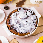 Wilmax Auflaufform mit Griffen 650 ml Weiß aus Porzellan