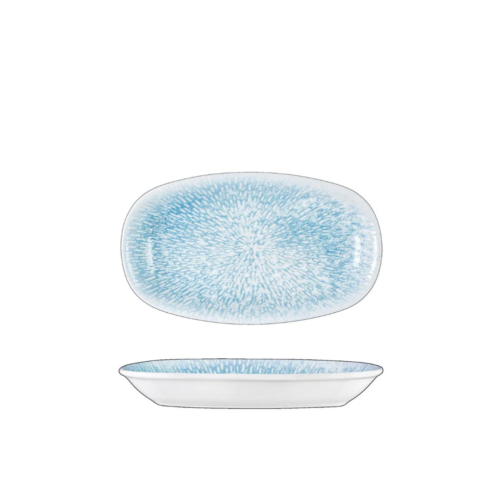 Wilmax Schale 20 × 11 cm Mehrfarbig aus Porzellan