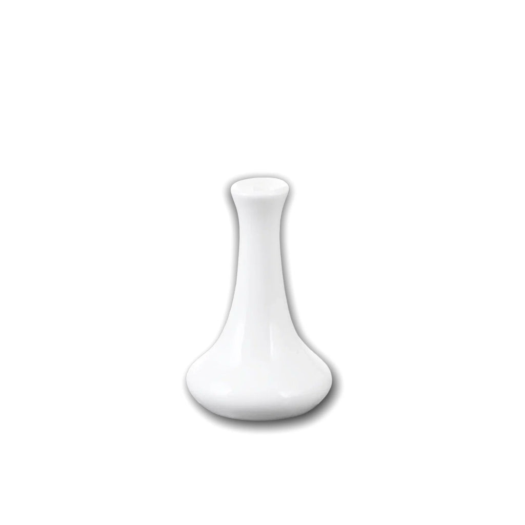 Wilmax Blumenvase Ø 9 cm Höhe 14 cm Weiß aus Porzellan