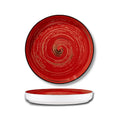 Wilmax Teller 28 cm Rot aus Porzellan