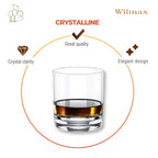 Wilmax Whiskyglas 300 ml 6er-Set Transparent aus Wilmax Crystalline-Serie