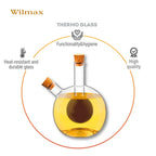 Wilmax Öl- und Essigflasche 300/60 ml Transparent aus Glas