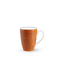 Wilmax Becher 450 ml Orange aus Porzellan