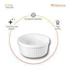 Wilmax Ramekin 180 ml Weiß aus Porzellan