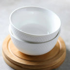 Wilmax Schale 12 cm 380 ml Weiß aus Porzellan