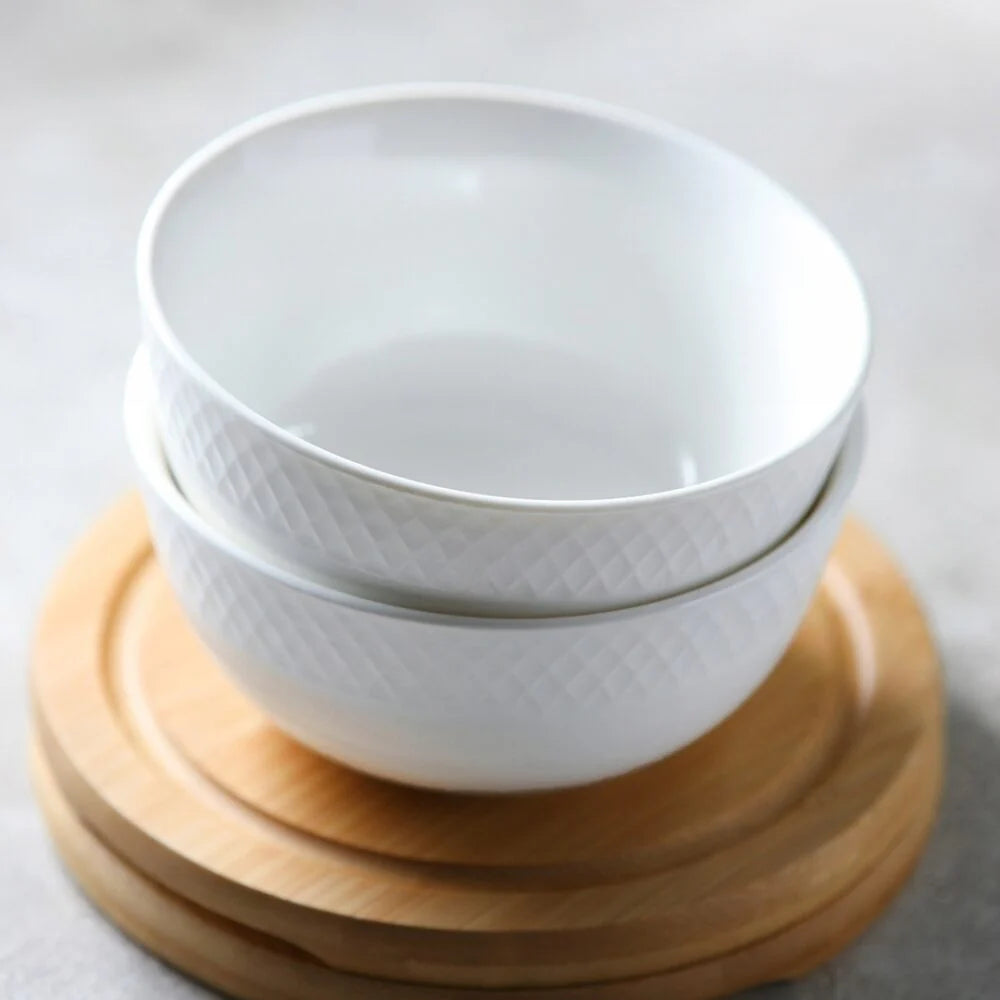Wilmax Schale 12 cm 380 ml Weiß aus Porzellan