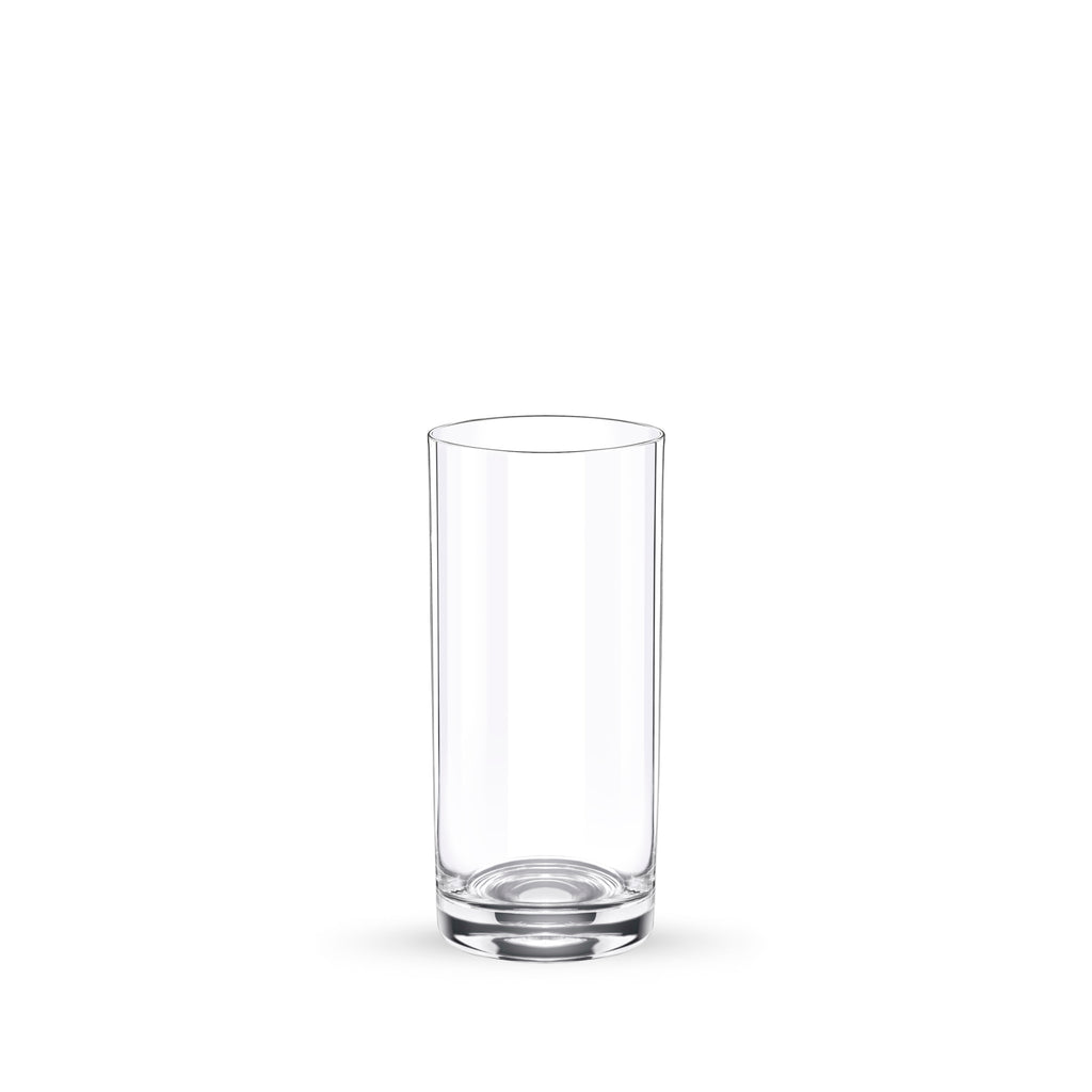 Wilmax Longdrinkglas 390 ml Kristallglas Transparent 6er Set WL-888024/6A