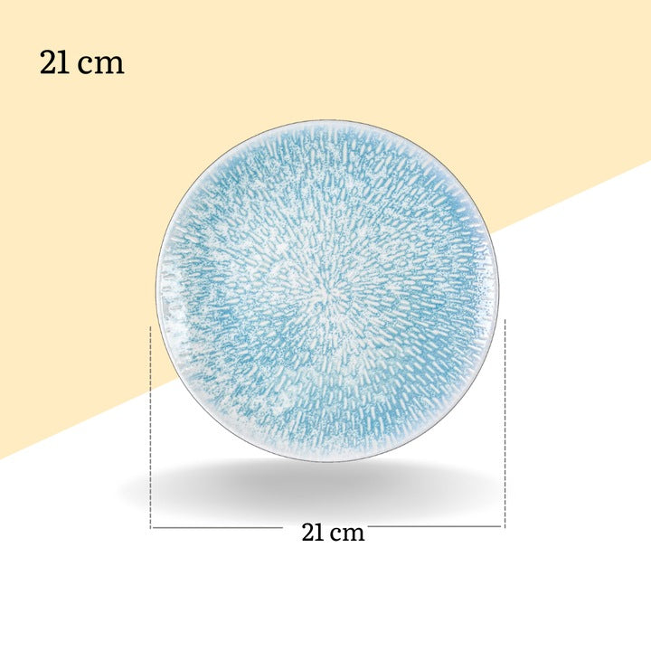 Wilmax Teller 21 cm Mehrfarbig aus Porzellan