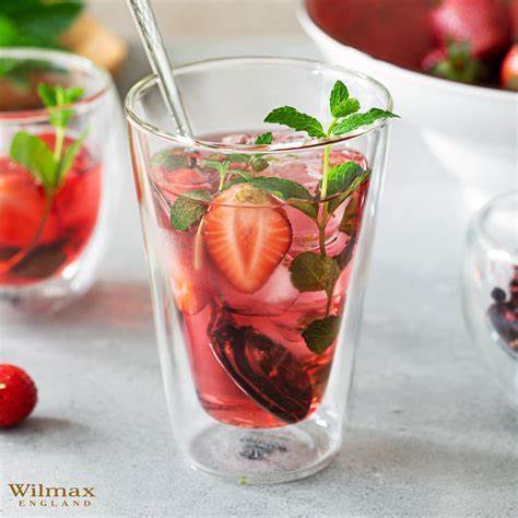 Wilmax Doppelwandiges Glas 200 ml Transparent WL-888704/A