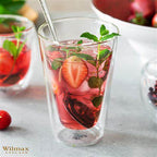 Wilmax Doppelwandiges Glas 200 ml Transparent WL-888704/A
