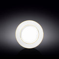 Wilmax Teller 18 cm Weiß Porzellan mit Goldrand WL-880102101/A