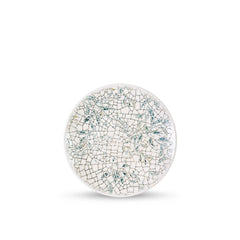 Wilmax Porzellan Deko Teller Ø17 cm – 2er Set – Olivgrün – WL-671501/A