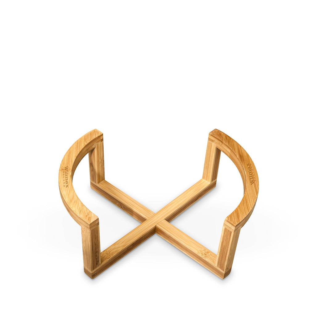 Wilmax Schalenständer 22,5 × 10 cm Natur aus Bambus