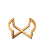 Wilmax Schalenständer 22,5 × 10 cm Natur aus Bambus