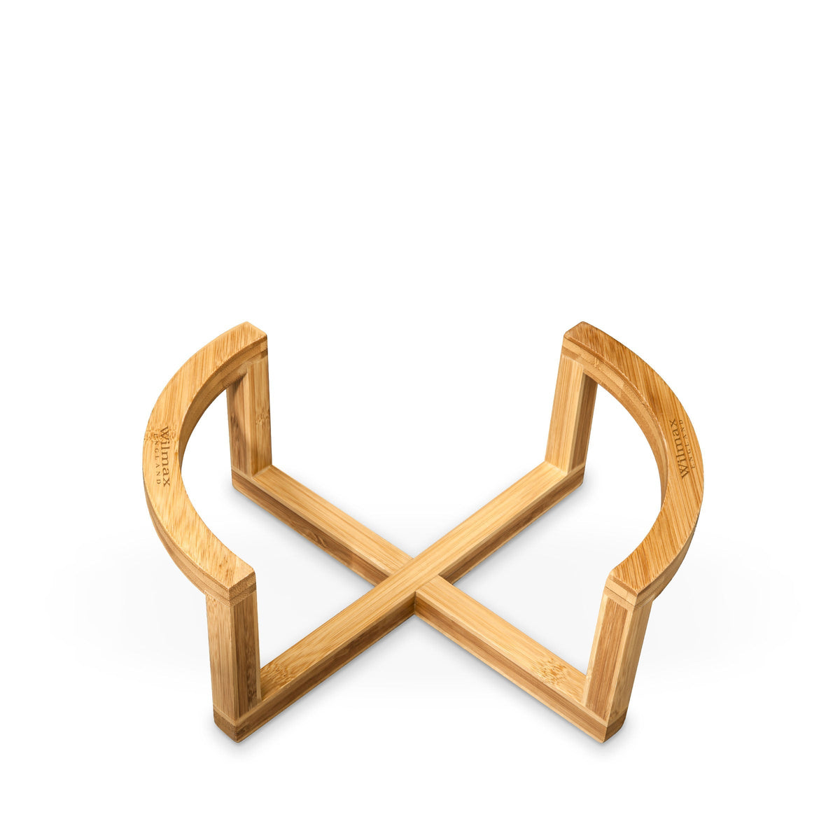 Wilmax Schalenständer 24,5 × 11 cm Natur aus Bambus