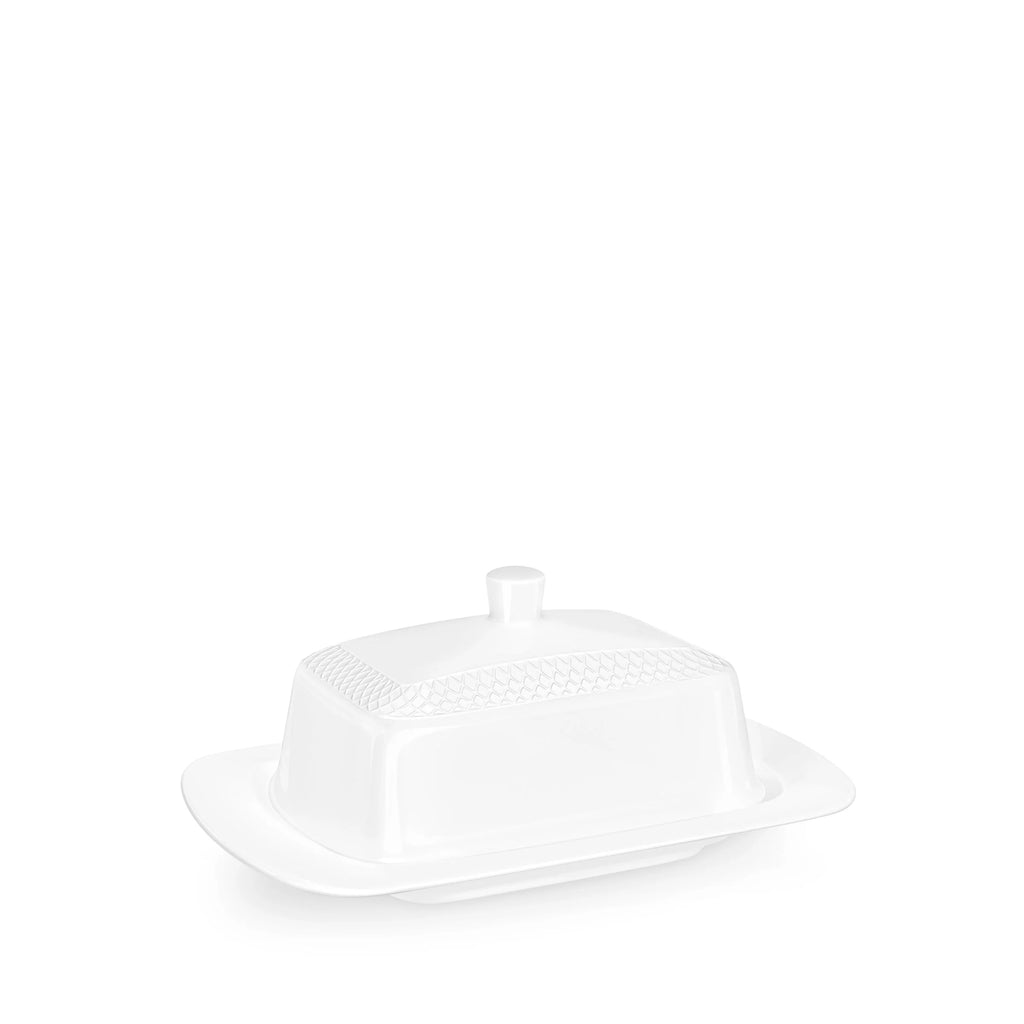 Wilmax Butterdose mit Deckel 18.5x12.5x7.5 cm Porzellan WL-880101601/A