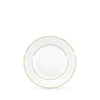 Wilmax Dessertteller 20 cm Weiß Porzellan mit Goldlinien WL-880102102/A