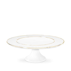 Wilmax Tortenplatte Porzellan 30.5 cm Weiß mit Gold WL-880102704/A